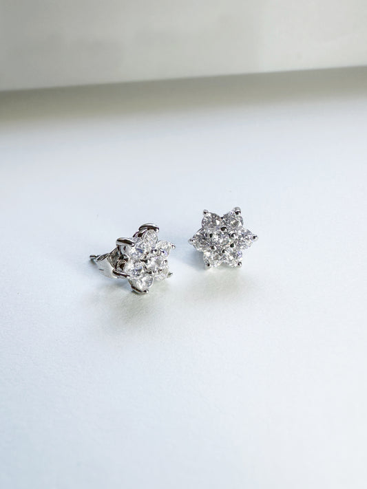 Aurora Grande Cluster Stud Earrings
