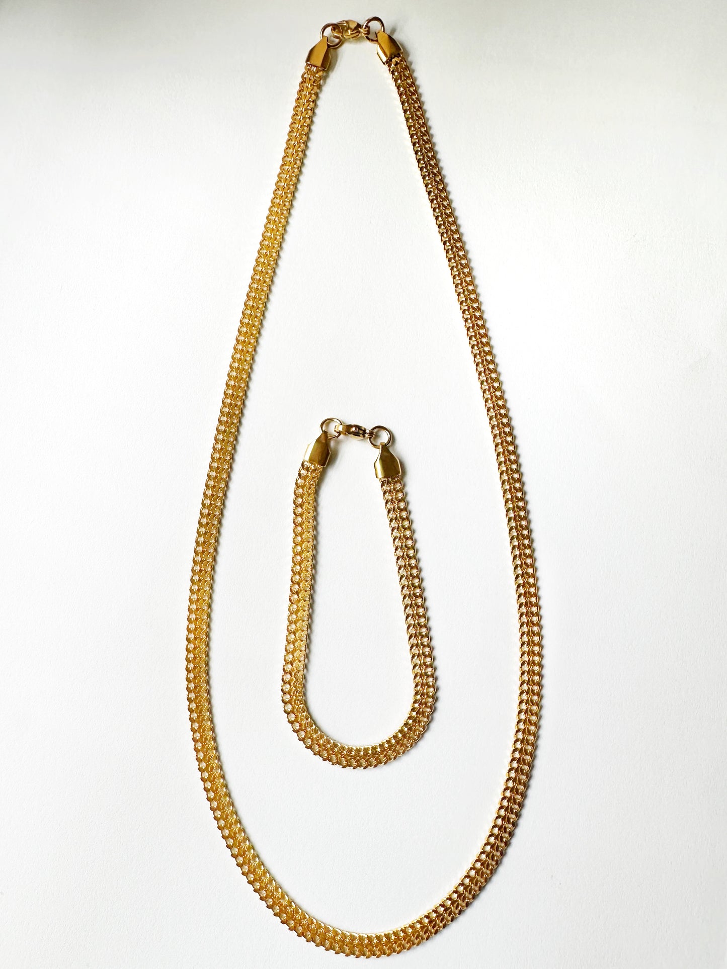 Sedusa Chain Necklace & Bracelet Set