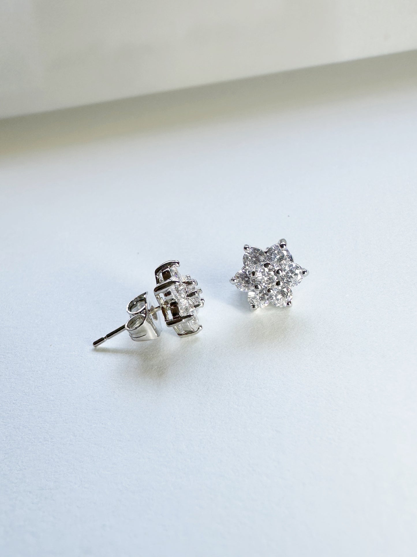 Aurora Grande Cluster Stud Earrings