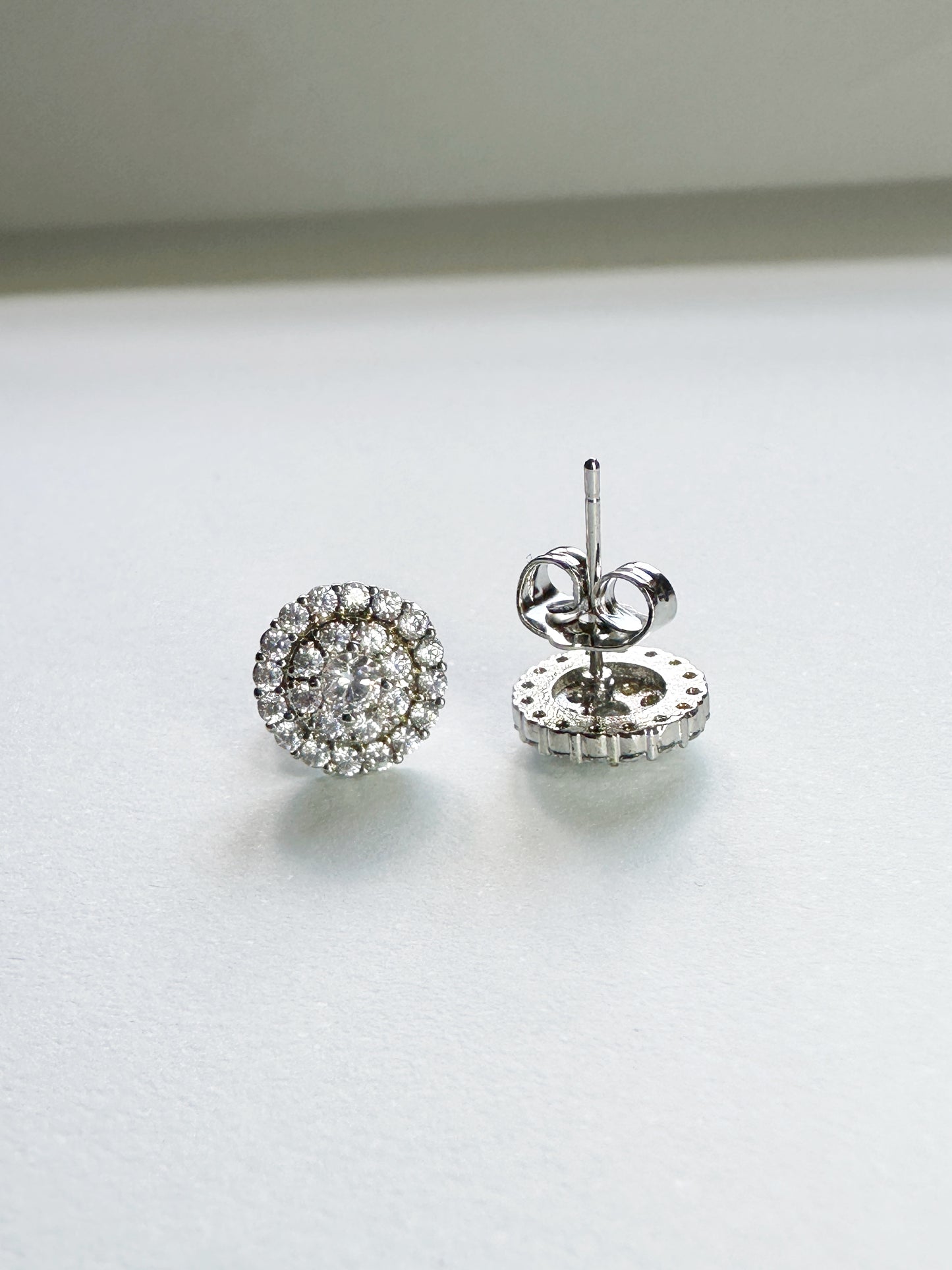 Lumia Illusion Halo Stud Earrings
