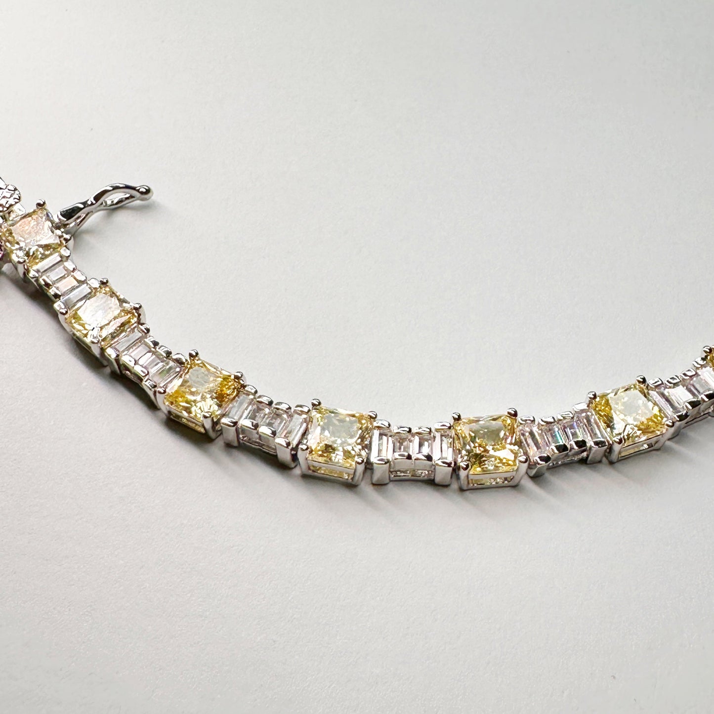 Aurelia Faux Citrine Tennis Bracelet