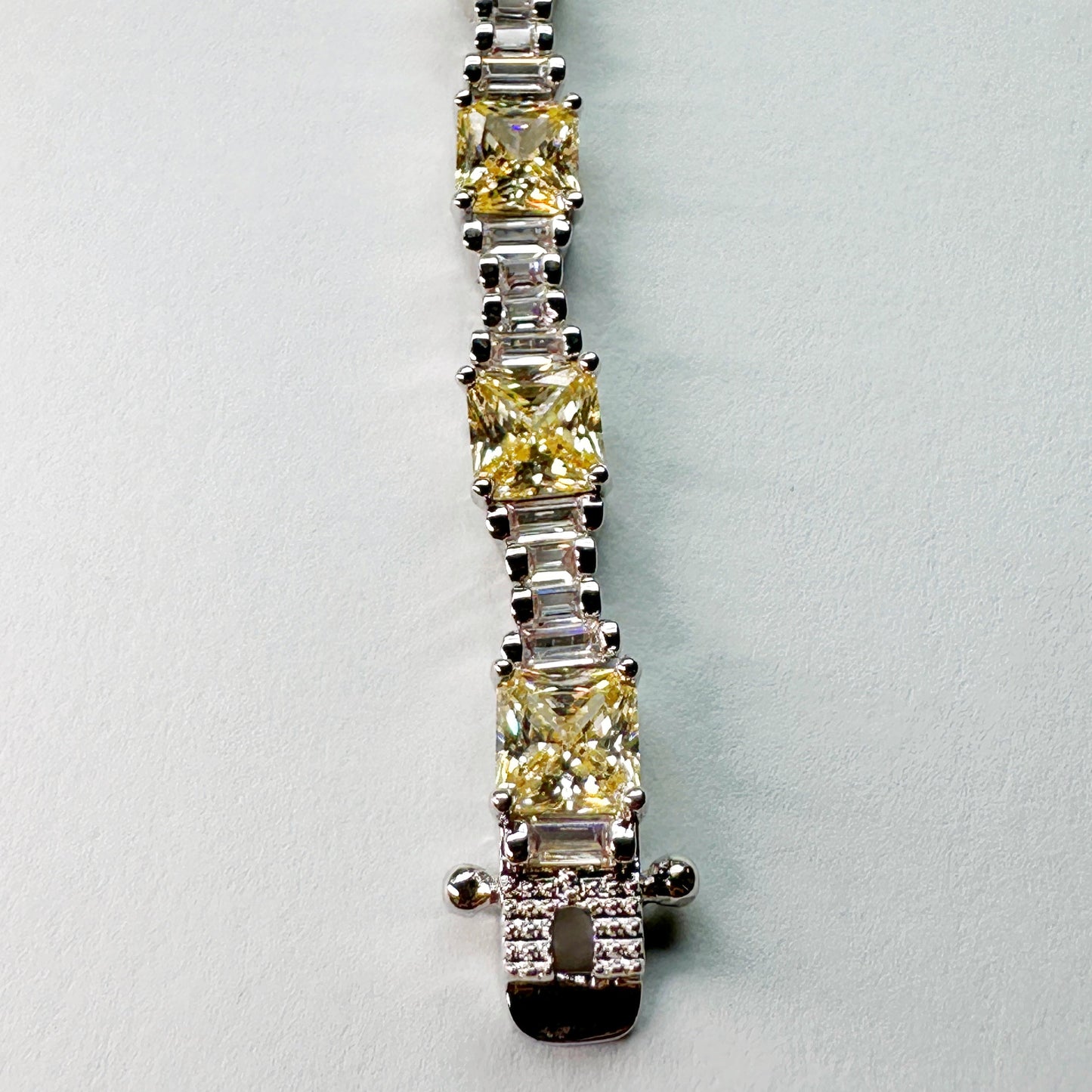 Aurelia Faux Citrine Tennis Bracelet