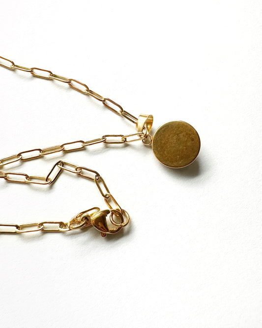 Evil Eye Pendant Necklace in Stainless Steel