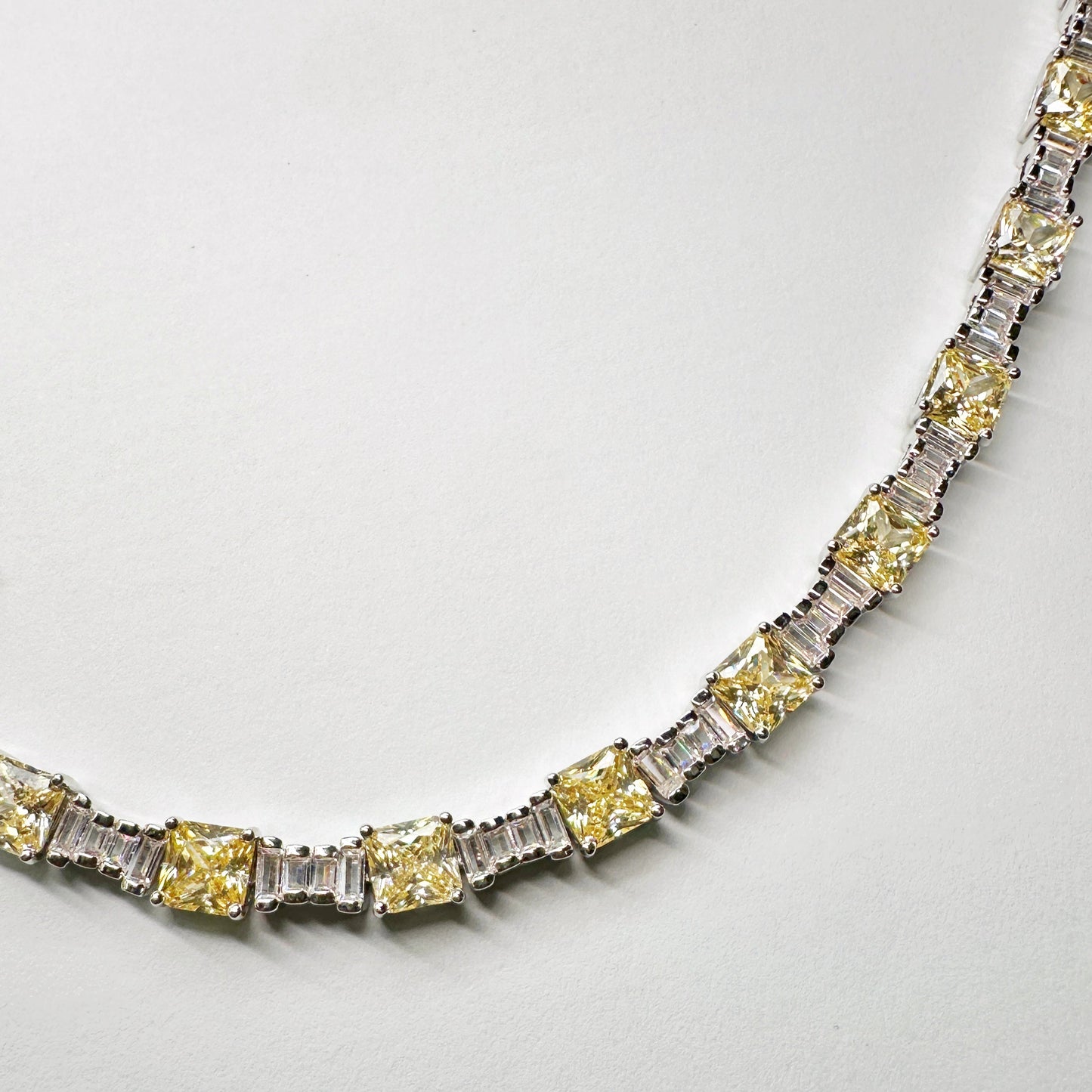 Aurelia Faux Citrine Tennis Bracelet