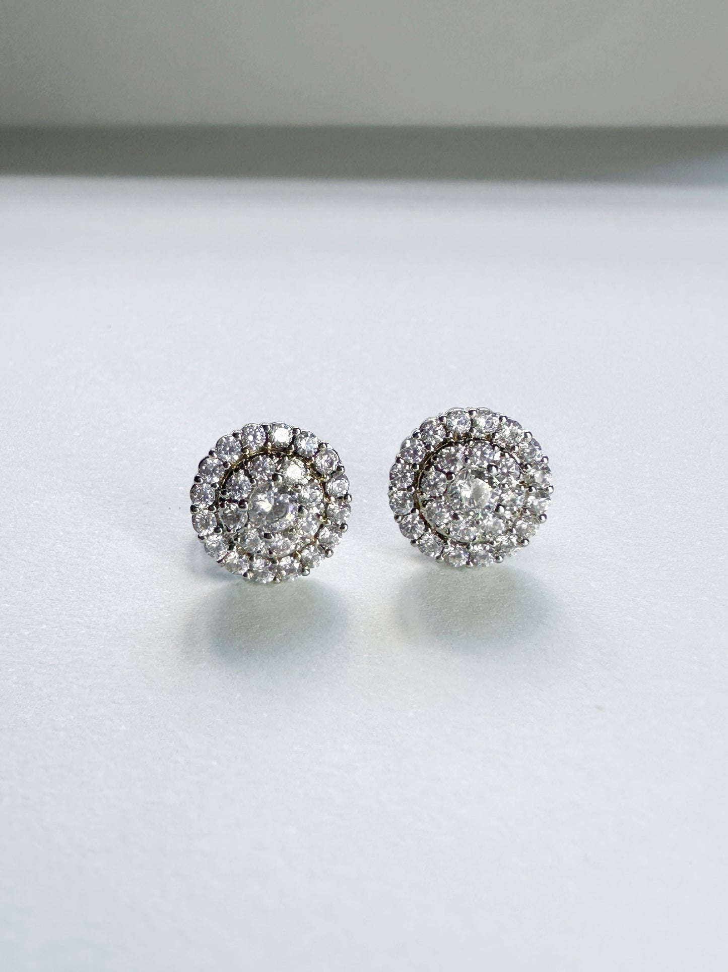 Lumia Illusion Halo Stud Earrings