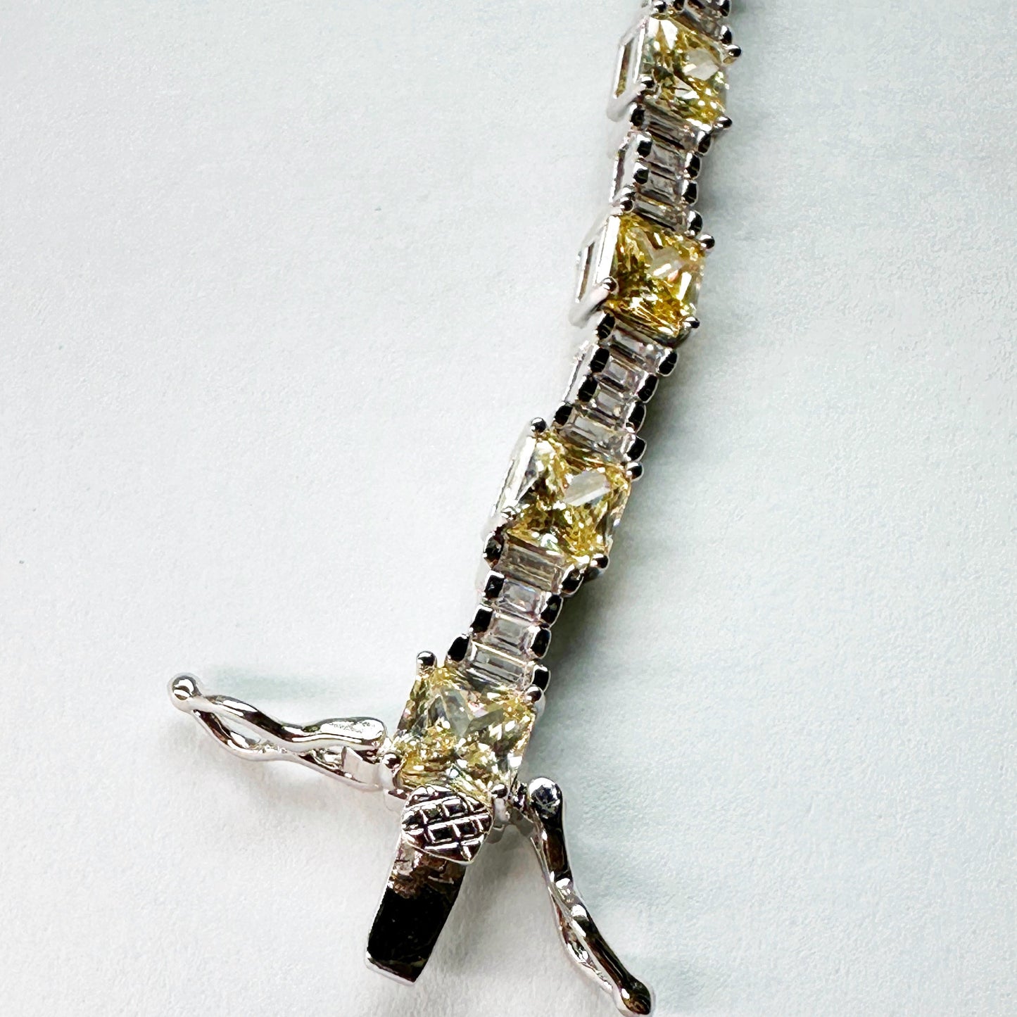 Aurelia Faux Citrine Tennis Bracelet