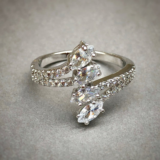 Four Headed Gem Ring