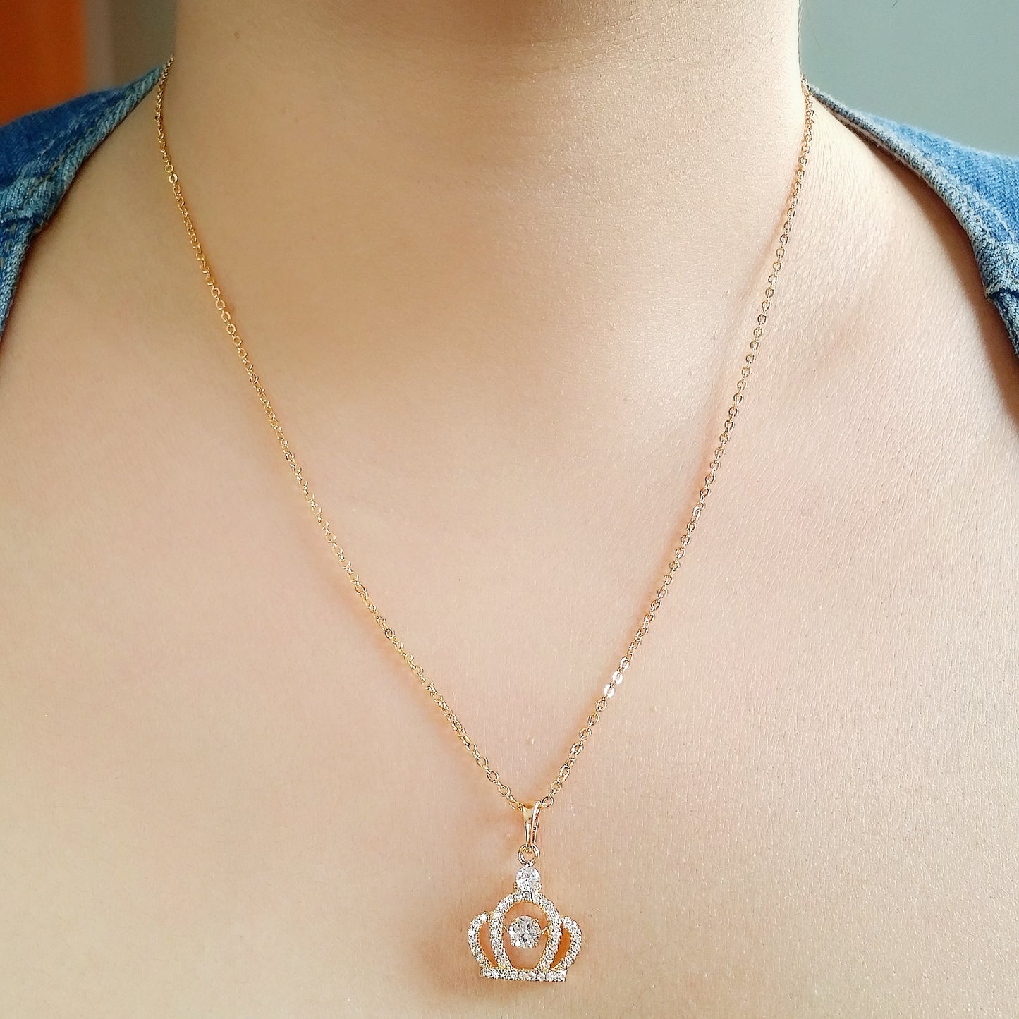 Crown Jewel in Gold Tone