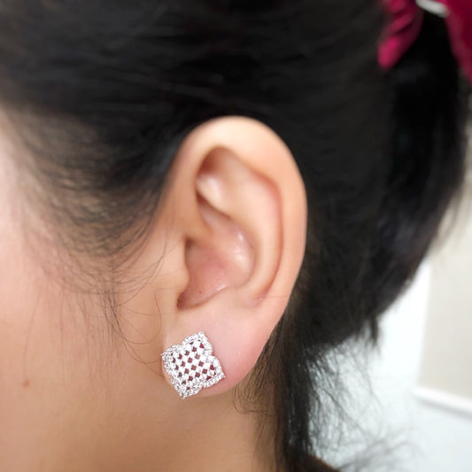 Criss-Cross Jewel Earrings