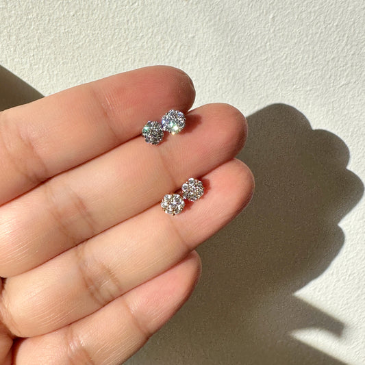 Minimalist Flower Stud Earrings