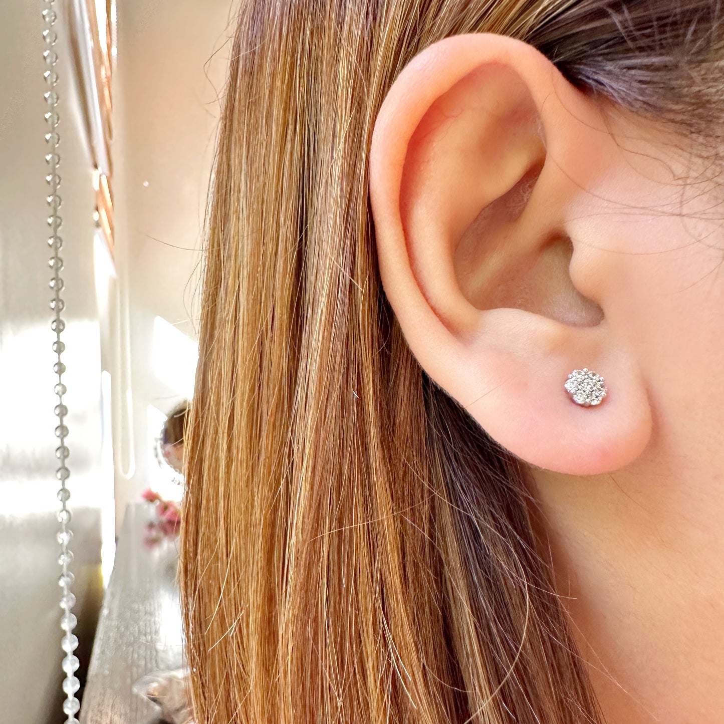 Minimalist Flower Stud Earrings