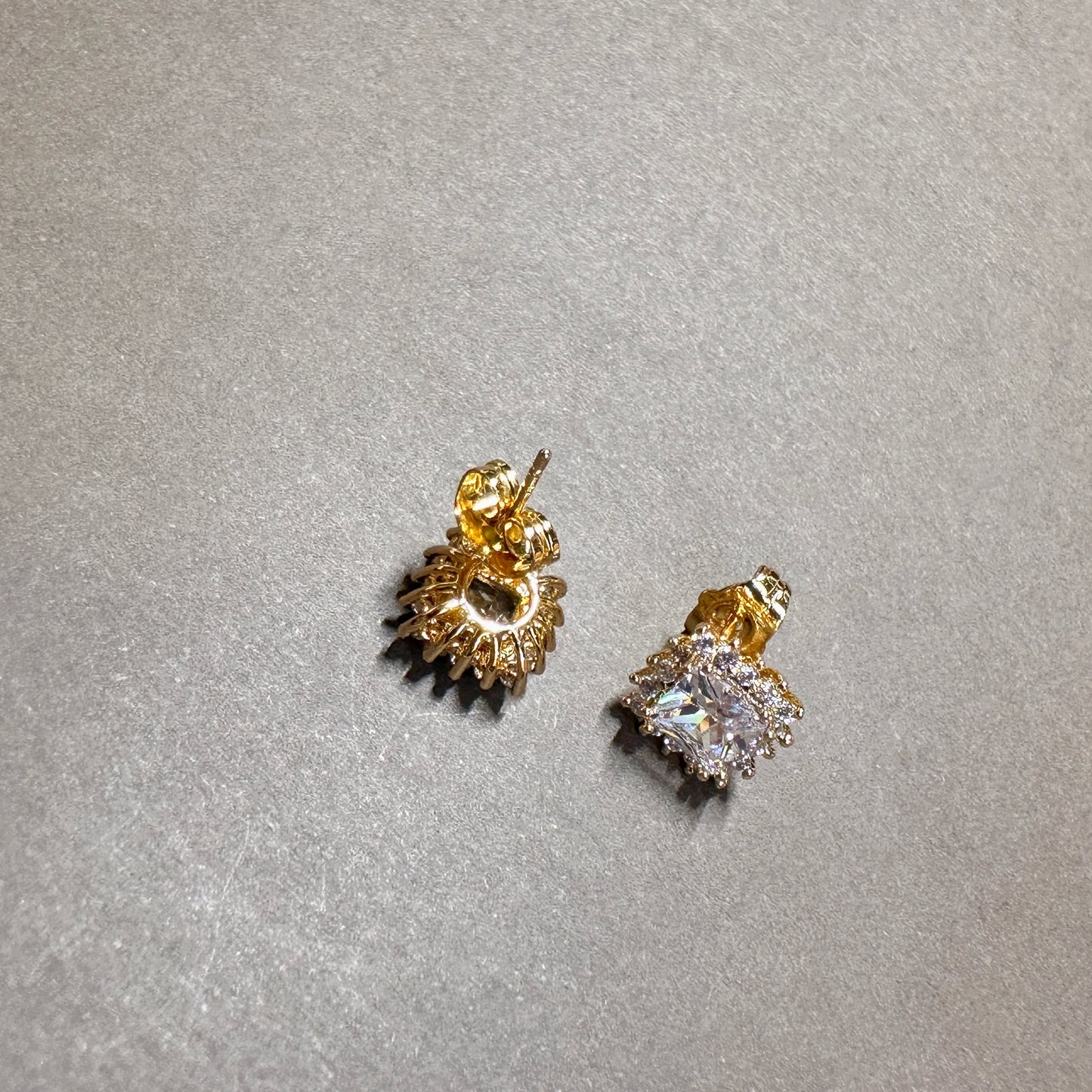 Radiant as the Sun Princess Cut Earrings