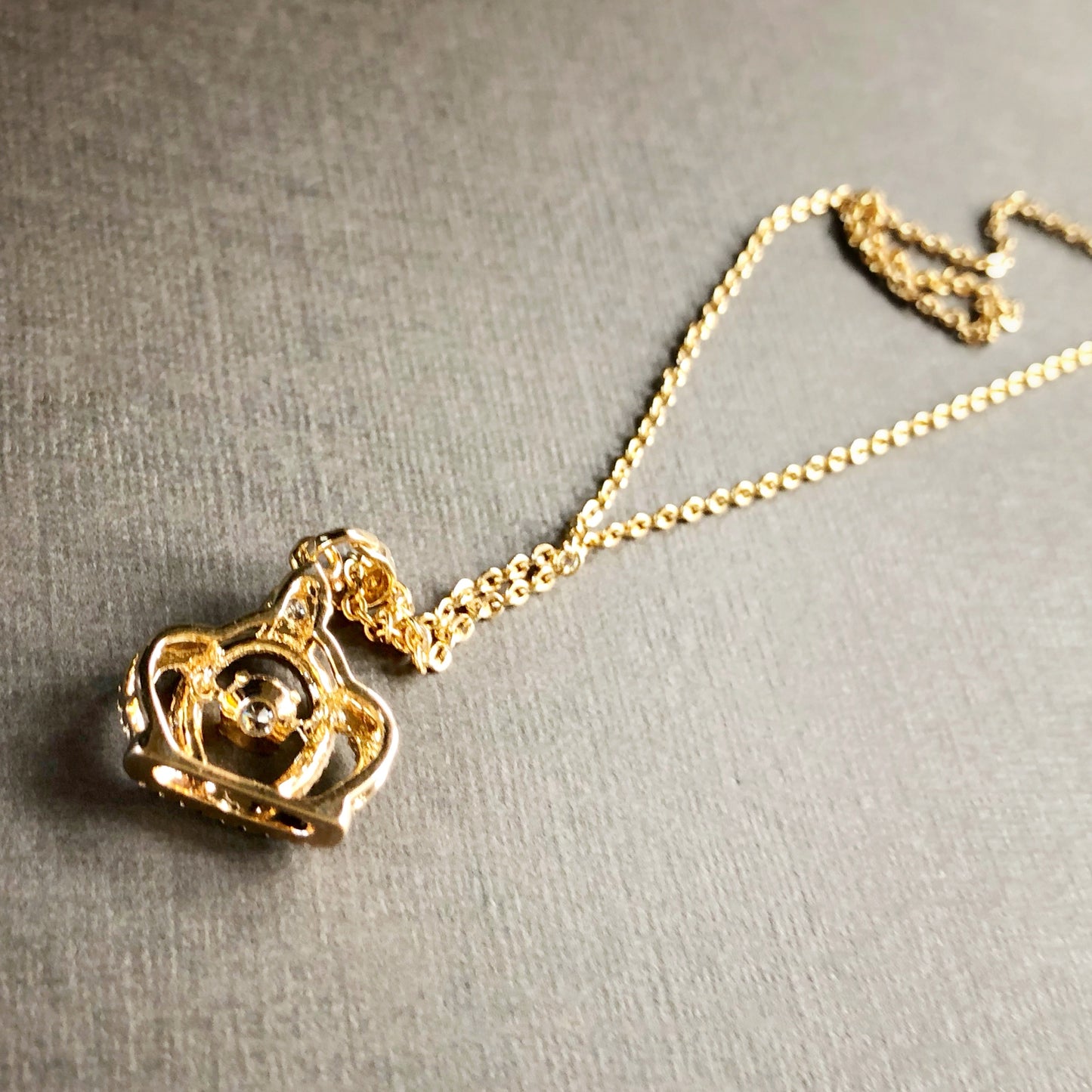 Crown Jewel in Gold Tone