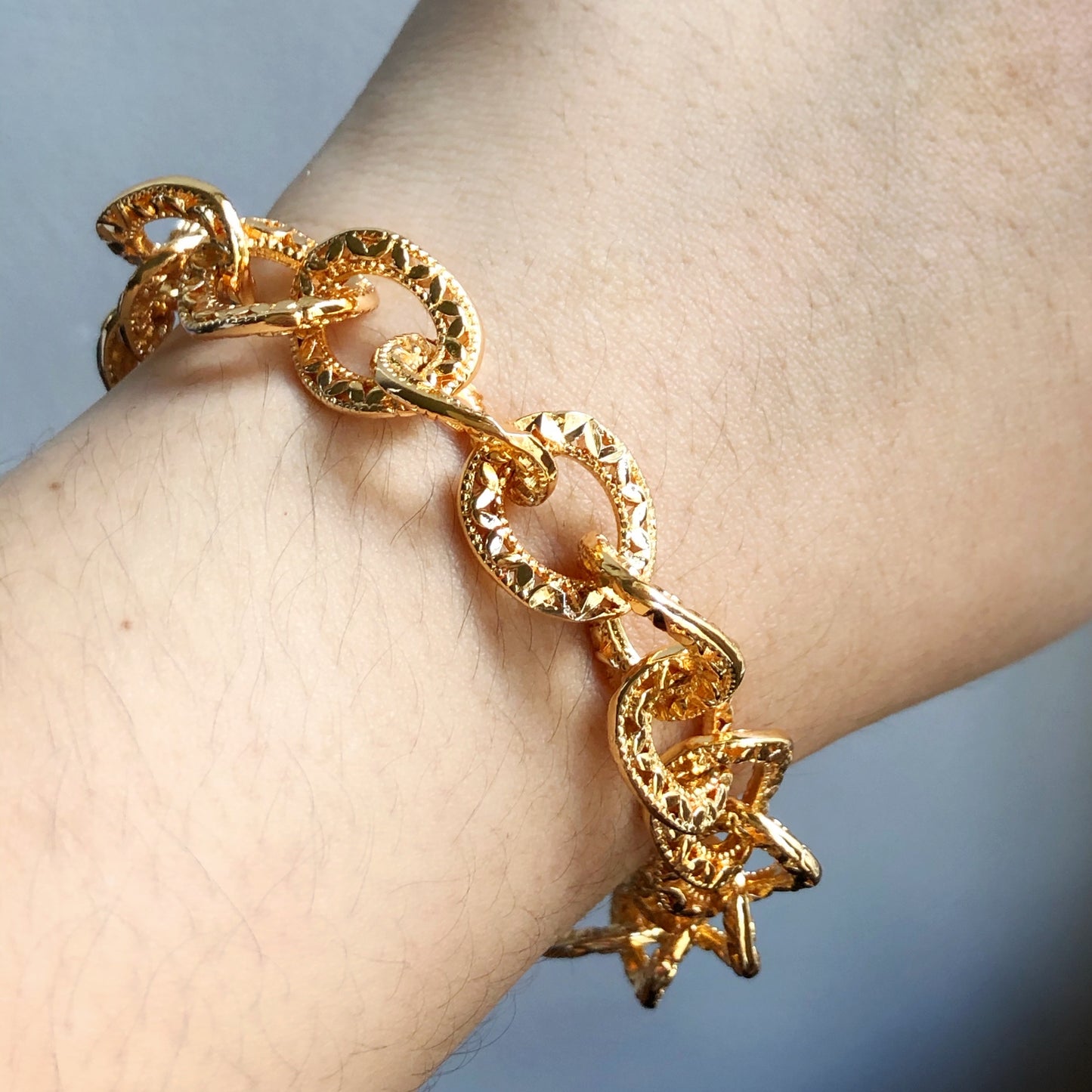 Havana Curling Chain Bracelet