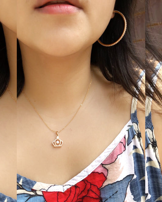 Crown Jewel in Gold Tone