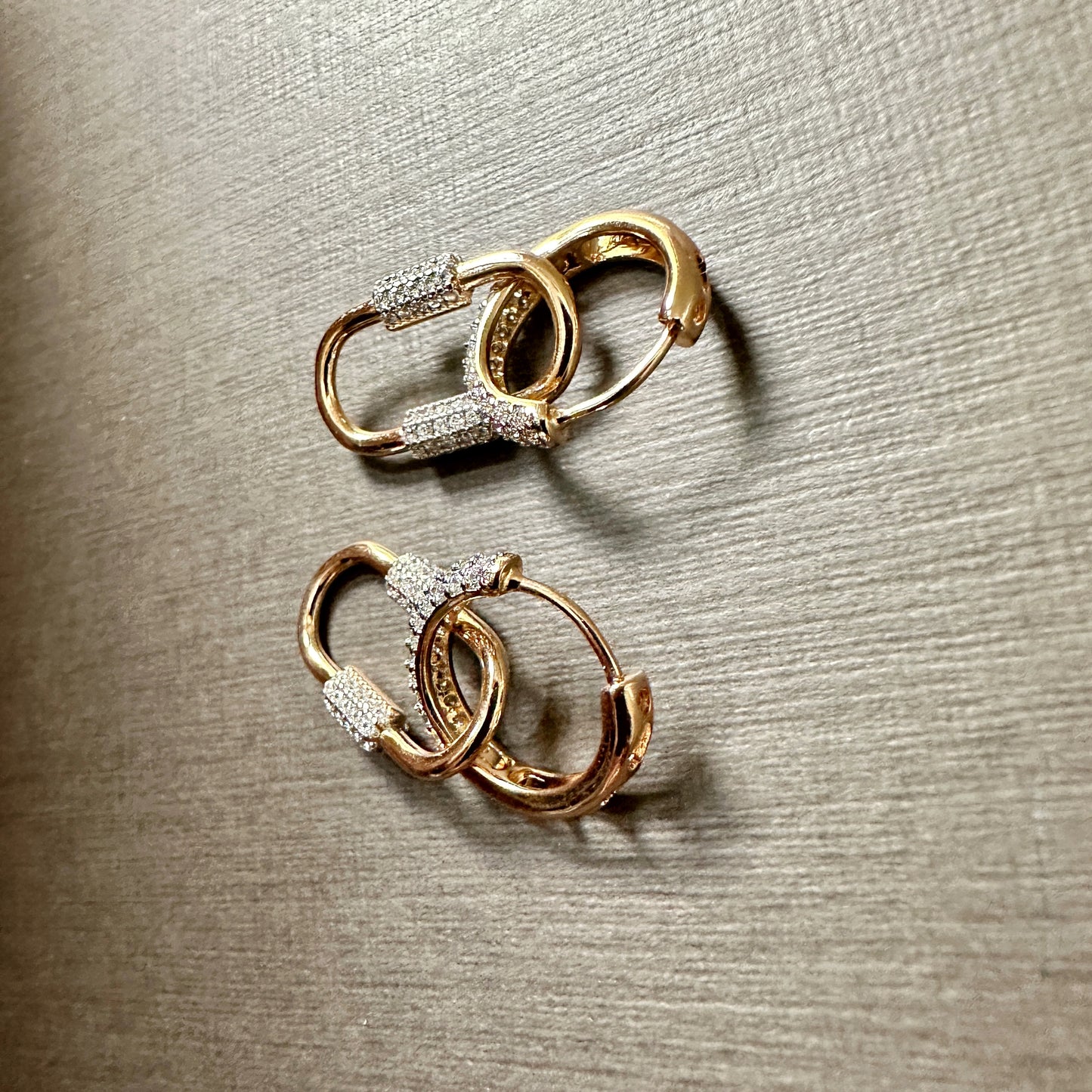 Detachable Carabiner Link Earrings