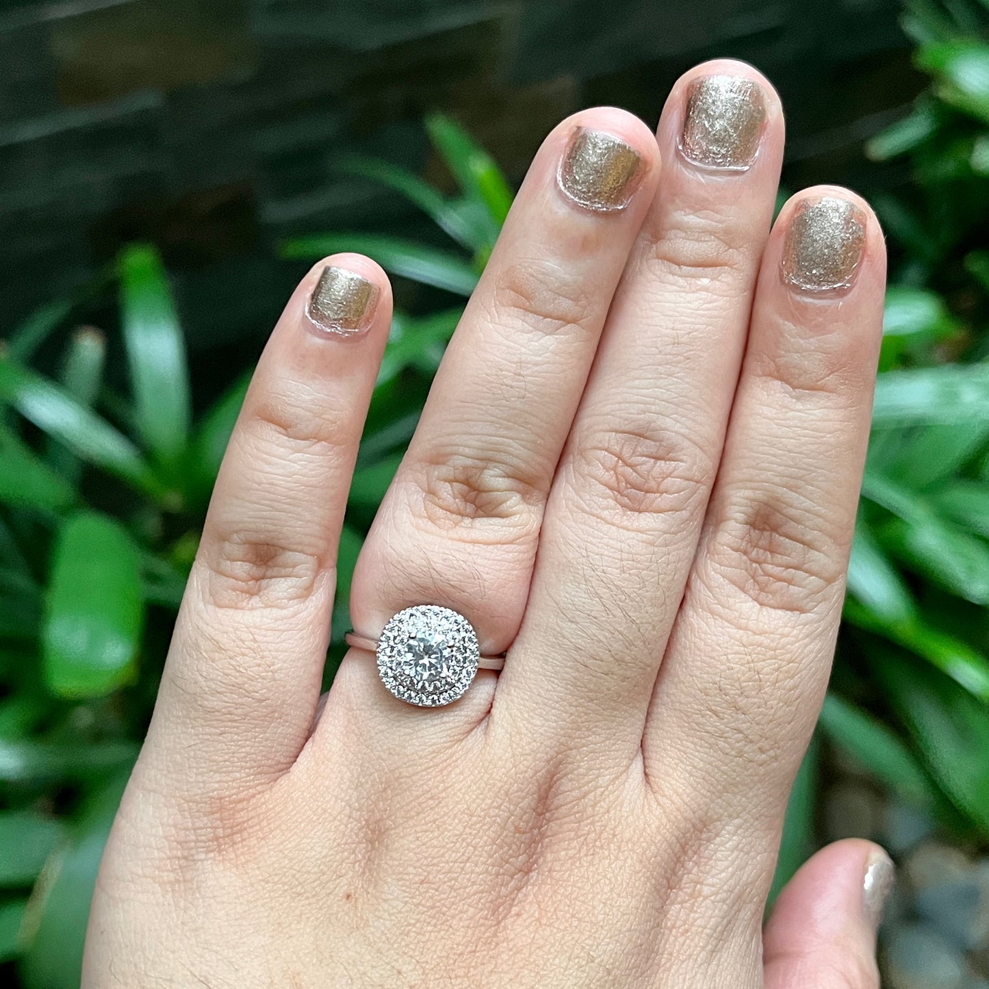 Double Halo Cushion Cut Set