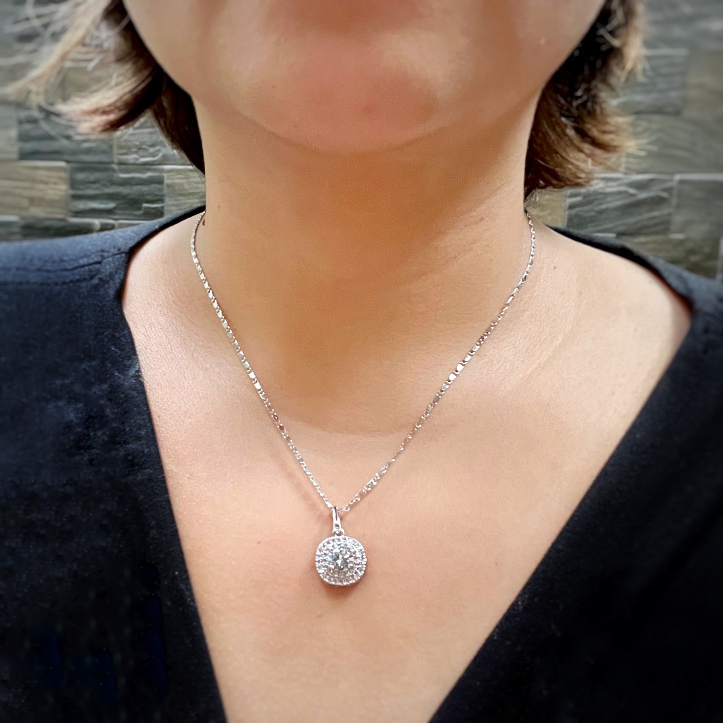 Double Halo Cushion Cut Set