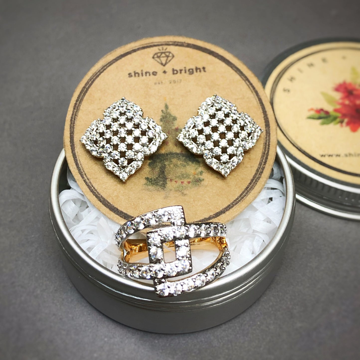 Criss Cross Jewel Set