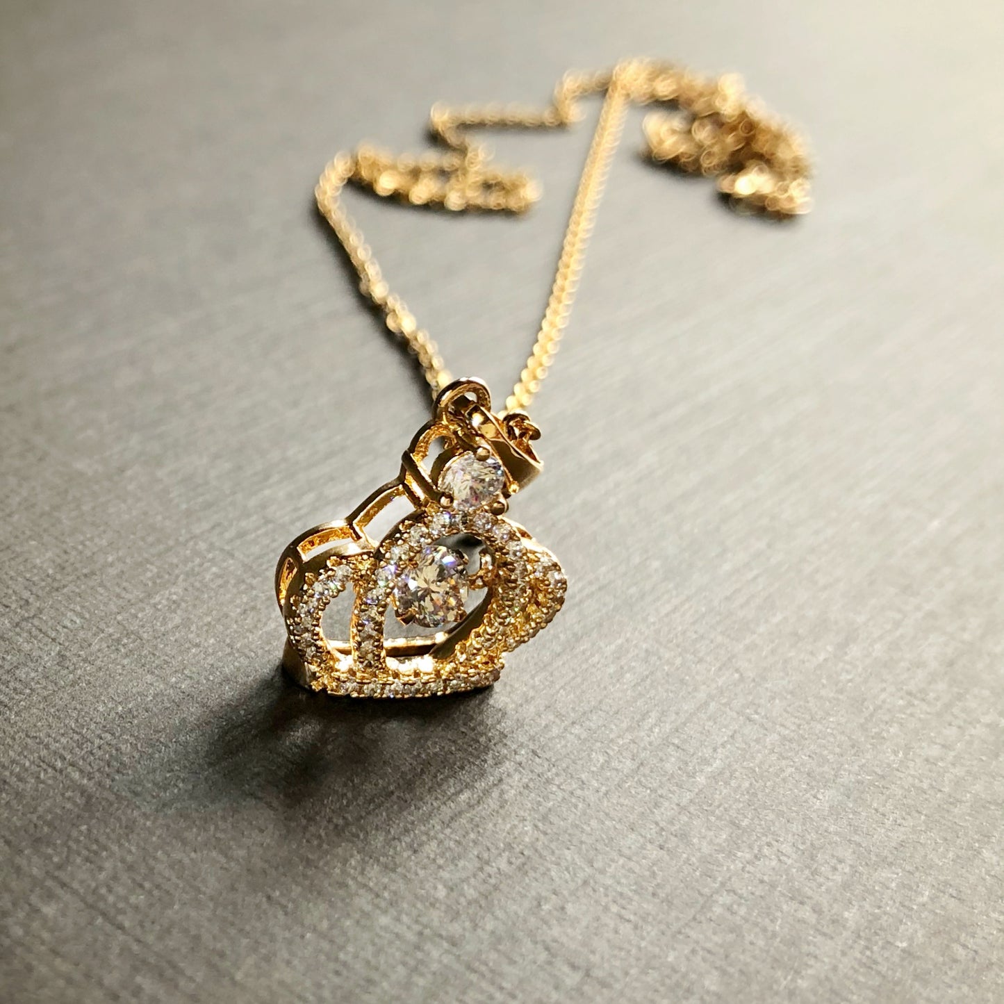 Crown Jewel in Gold Tone