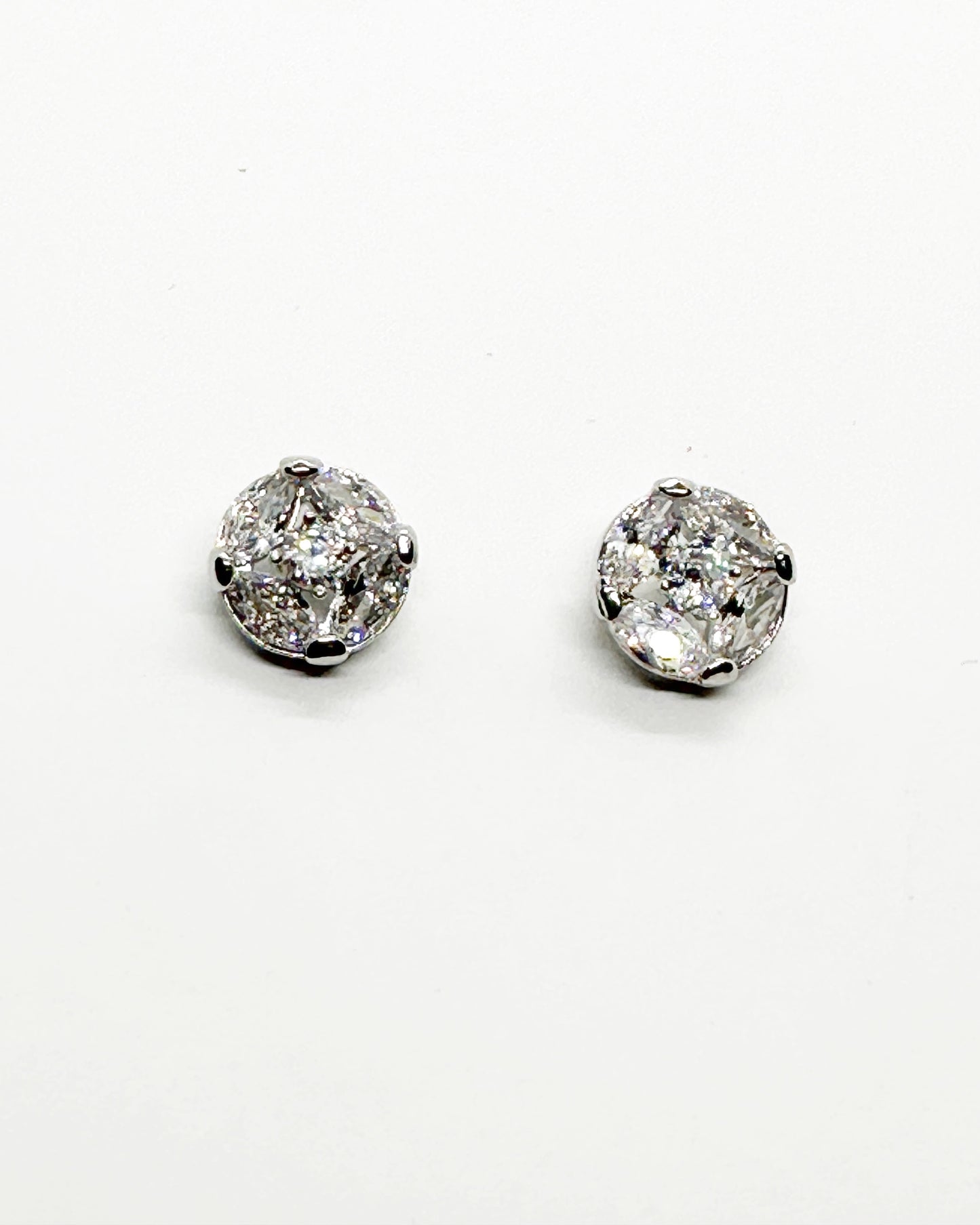 Classic Marquise Cut Illusion Stud Earrings