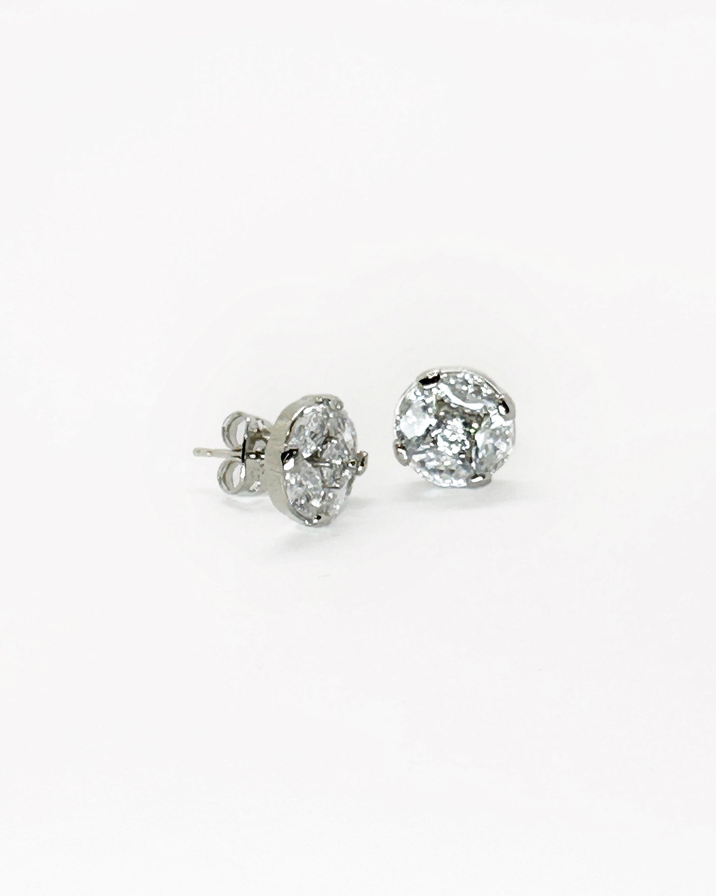 Classic Marquise Cut Illusion Stud Earrings