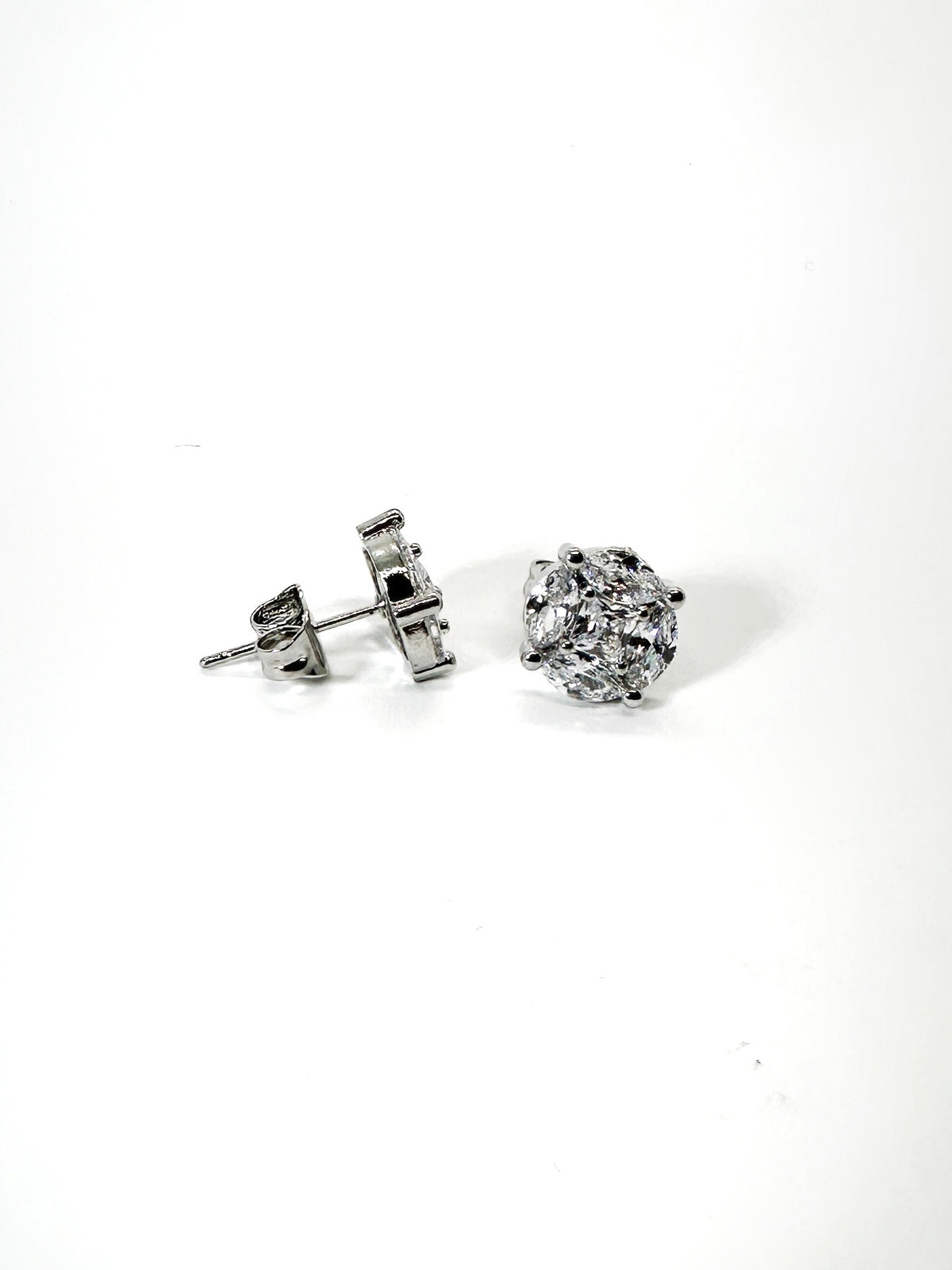 Classic Marquise Illusion Stud Earrings | Premium Zirconia