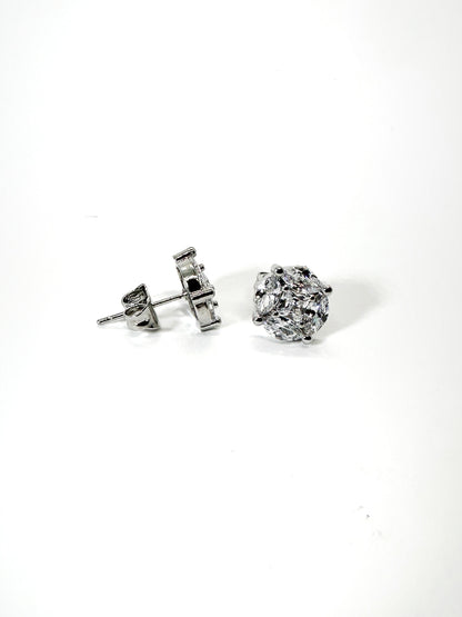 Classic Marquise Illusion Stud Earrings | Premium Zirconia