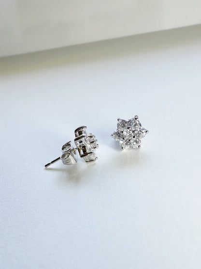 Aurora Grande Cluster Stud Earrings