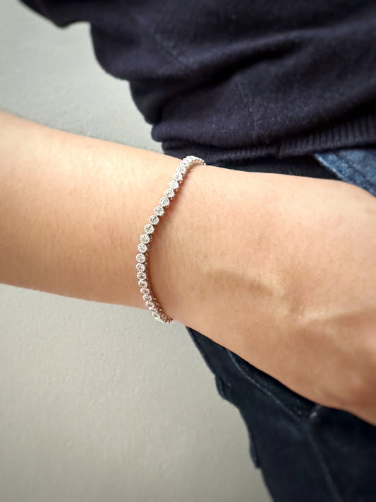 Luna Round-Cut Tennis Bracelet