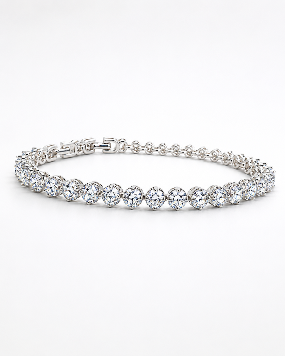 The Mirage Tennis Bracelet Premium-grade Zirconia Stones