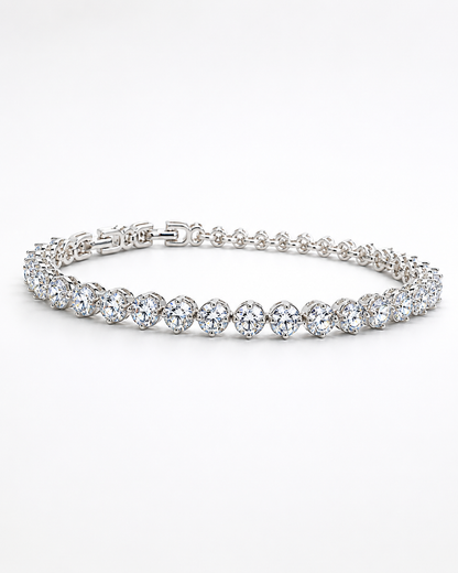 The Mirage Tennis Bracelet Premium-grade Zirconia Stones