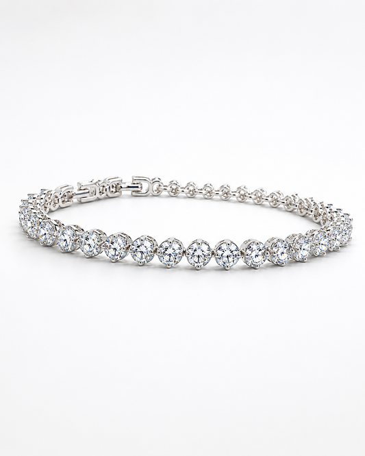 The Mirage Tennis Bracelet Premium-grade Zirconia Stones