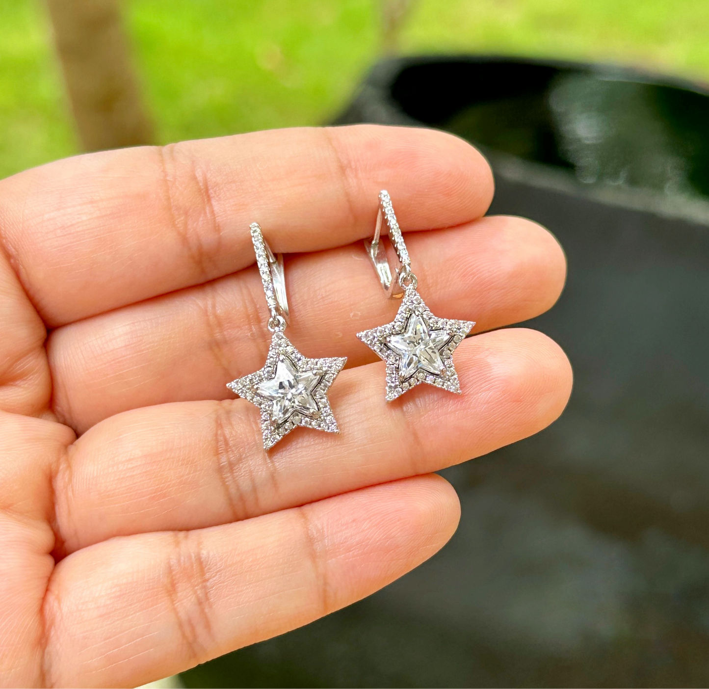 Stellar Star Drop Earrings