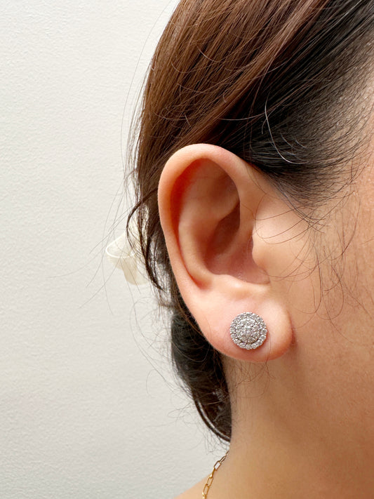 Lumia Illusion Halo Stud Earrings
