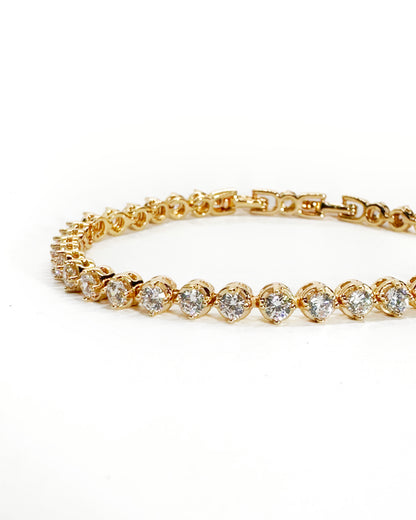 The Mirage Tennis Bracelet Premium-grade Zirconia Stones
