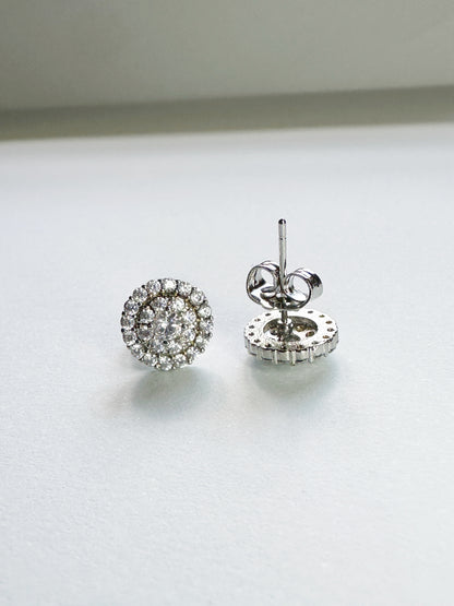 Lumia Illusion Halo Stud Earrings