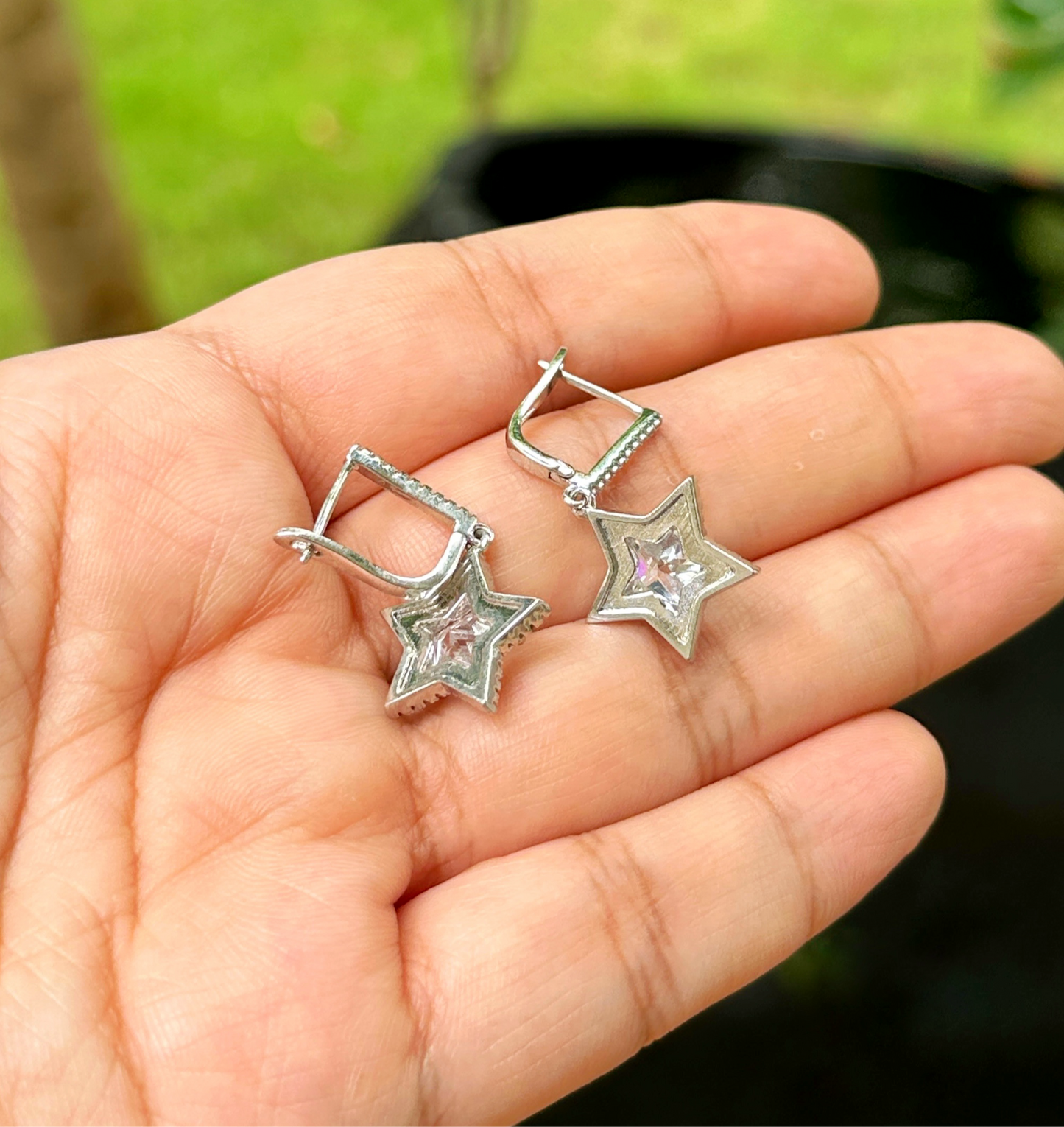 Stellar Star Drop Earrings