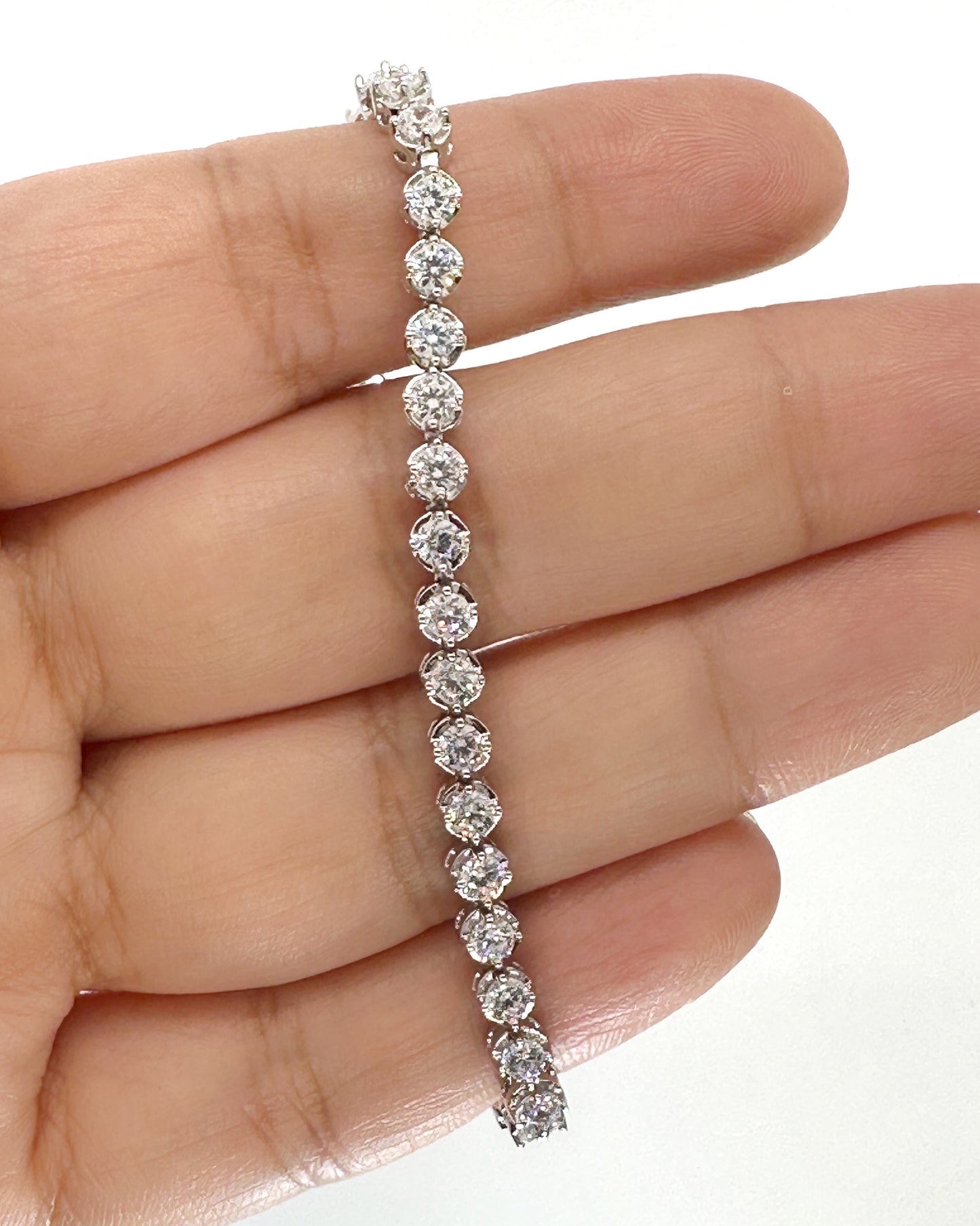 The Mirage Tennis Bracelet Premium-grade Zirconia Stones