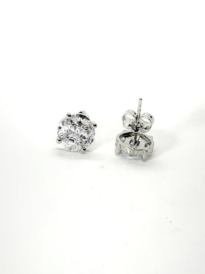 Classic Marquise Illusion Stud Earrings | Premium Zirconia