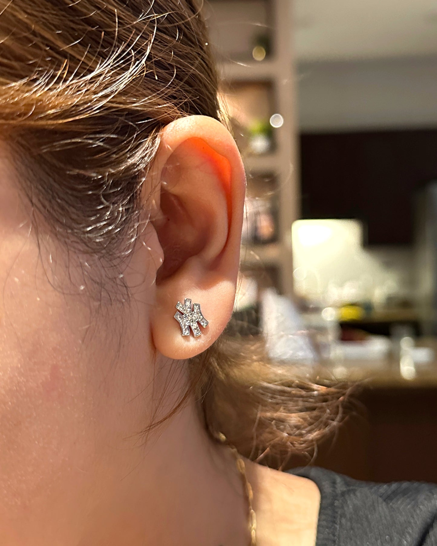 NY Sparkle Stud Earrings