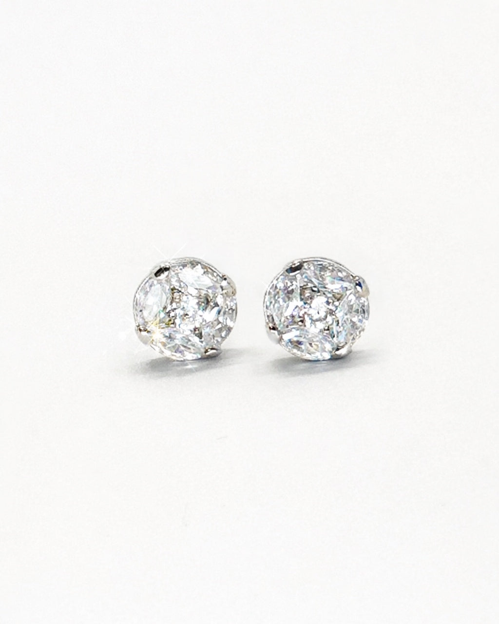Classic Marquise Illusion Stud Earrings | 9mm | Premium Zirconia