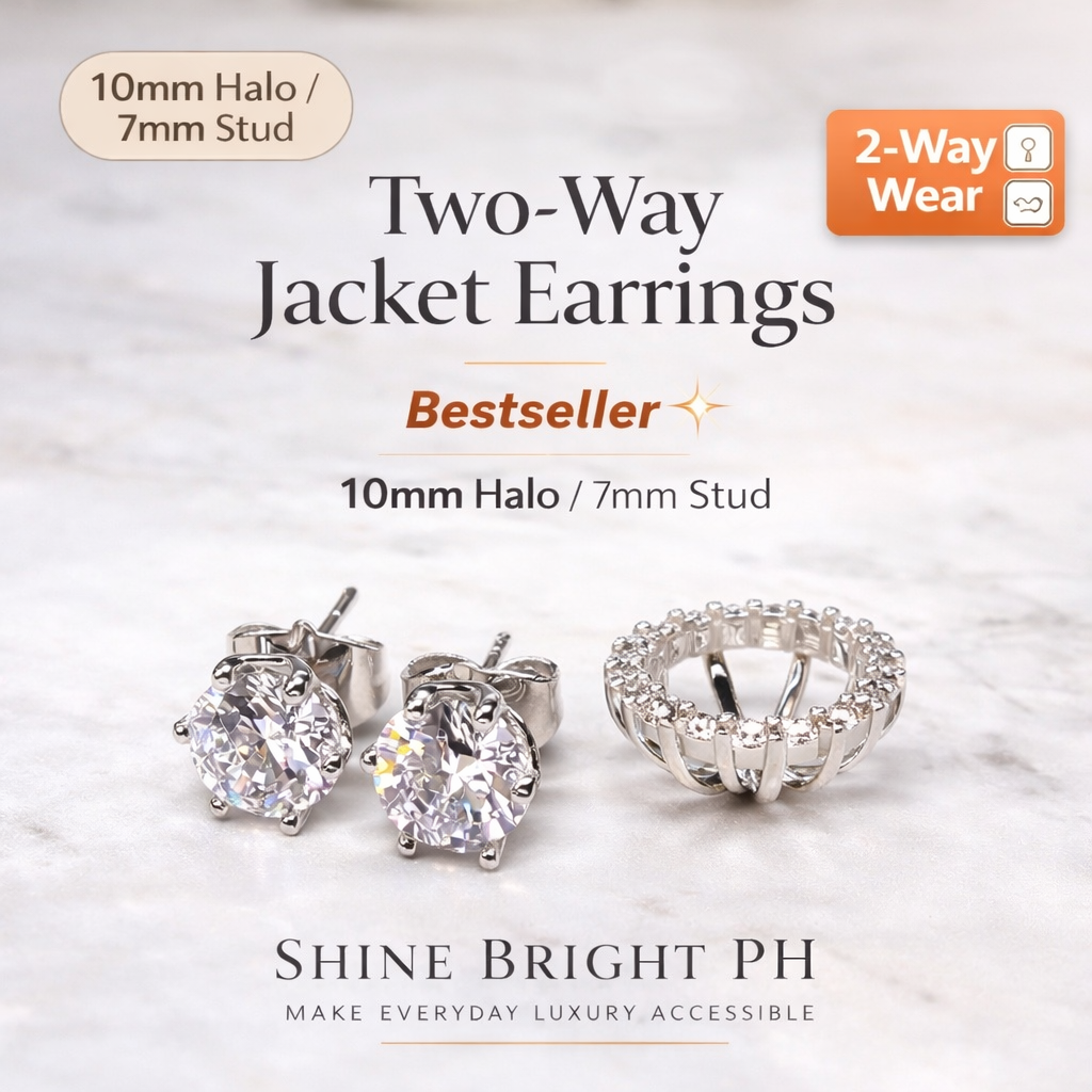 Two-Way Jacket Earrings