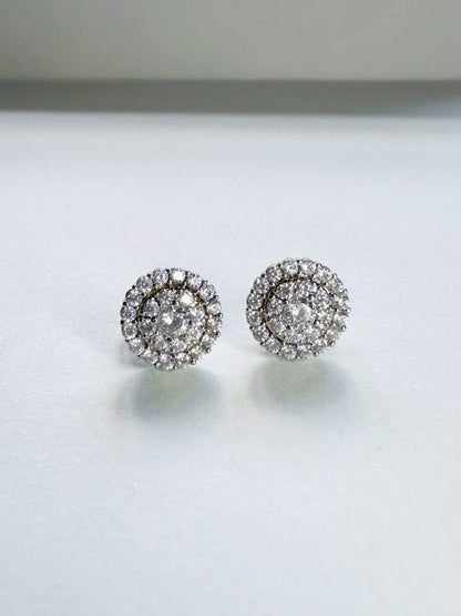 Lumia Illusion Halo Stud Earrings