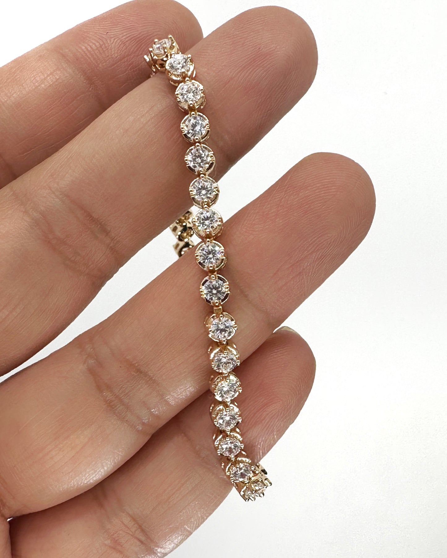 The Mirage Tennis Bracelet Premium-grade Zirconia Stones