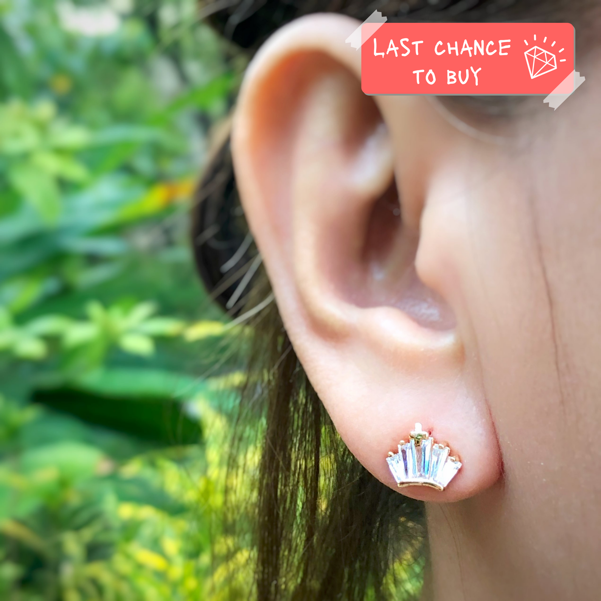 Catriona Crown Earring