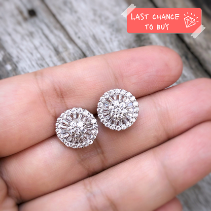 Cubic Wheel Earrings