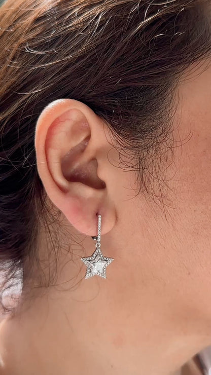 Stellar Star Drop Earrings