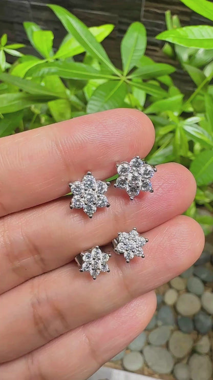 Aurora Cluster Stud Earrings