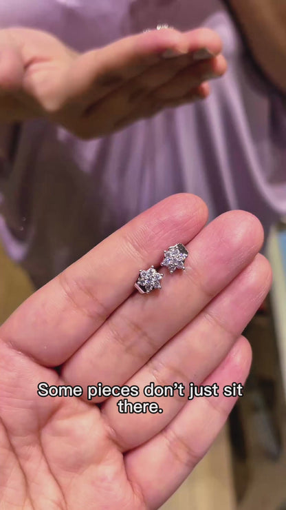 Aurora Cluster Stud Earrings